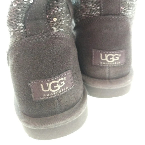 UGG Camaya Knit Suede Grey Boot EUC ❤️ - Picture 6 of 16